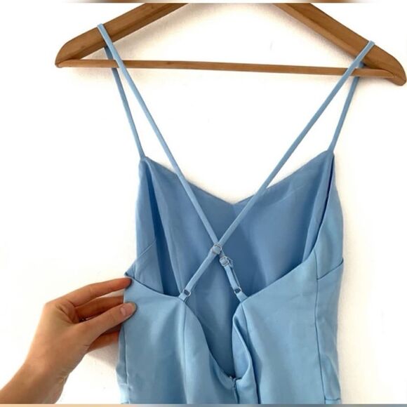 NWT NBD Venice Blvd Mini Dress in French Blue XS - Picture 6 of 7